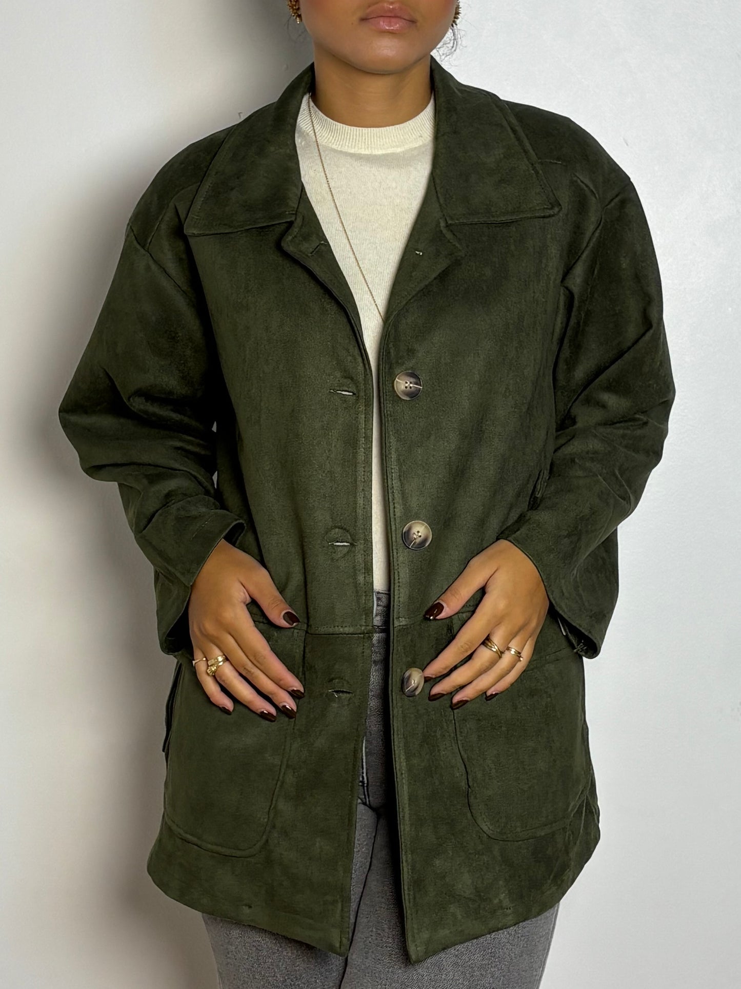 Gilet façon daim Janis