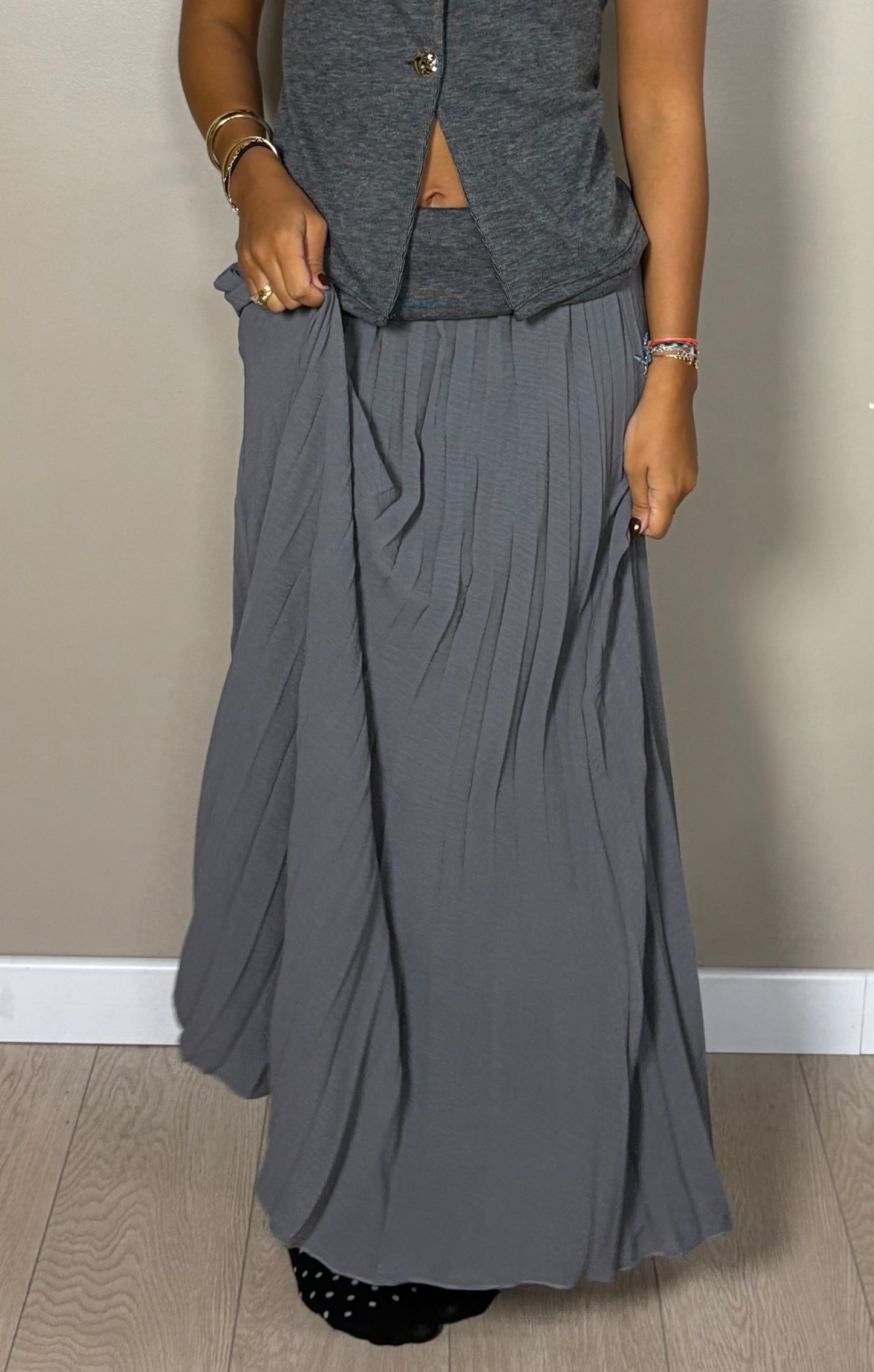 Ensemble tee shirt et jupe long Samantha