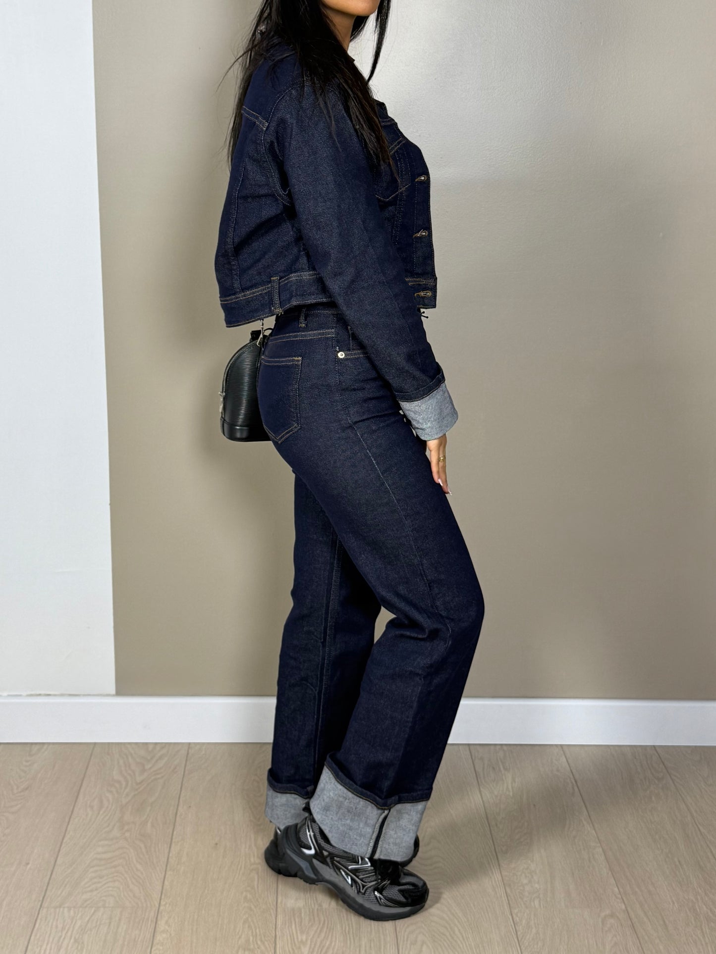 Ensemble SHERA jean gilet denim