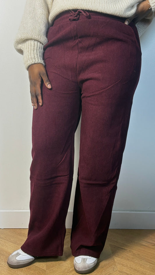 Jogging décontracté façon daim Dounia