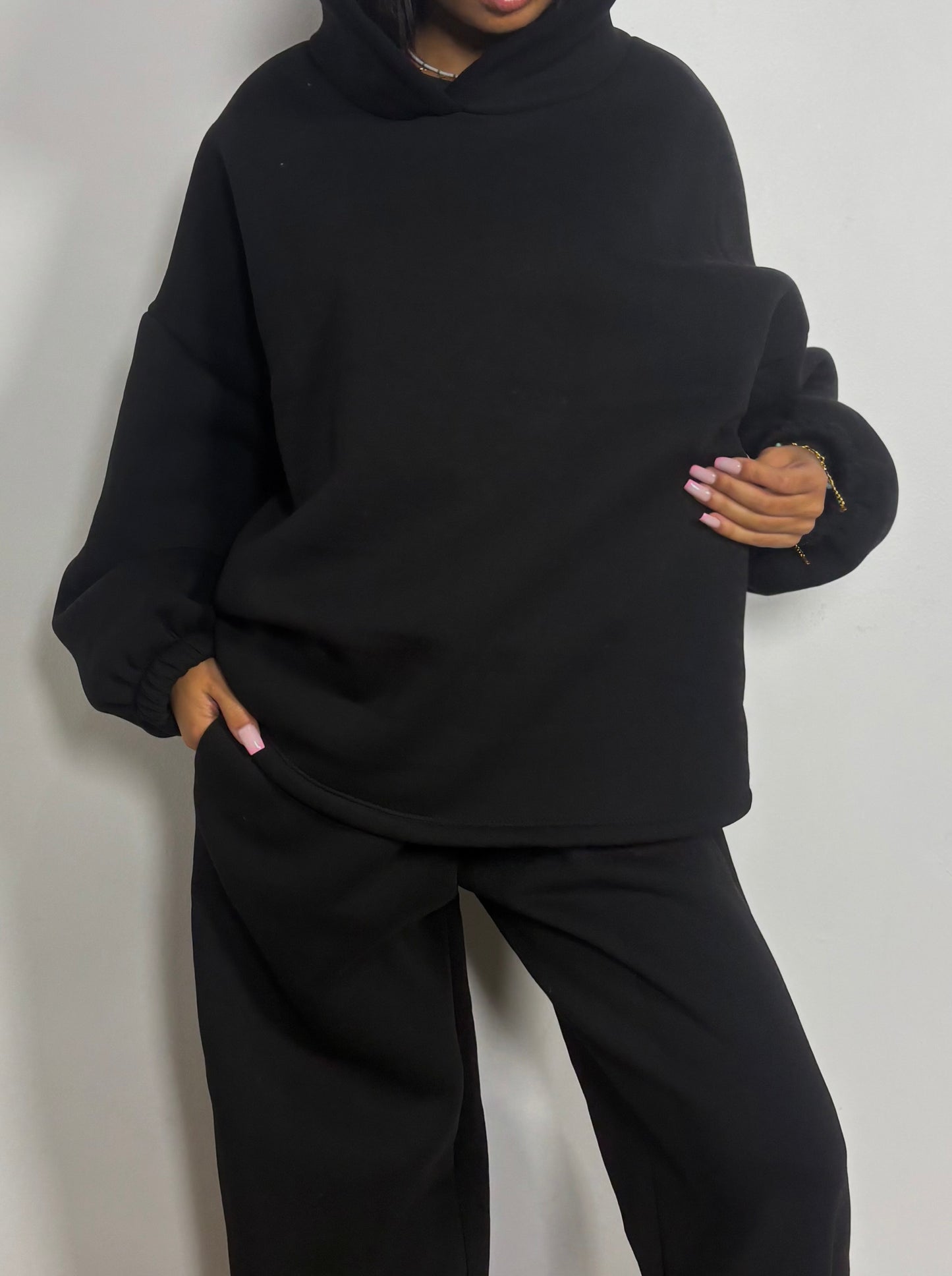 Ensemble Jogging avec capuche au coton Ibti