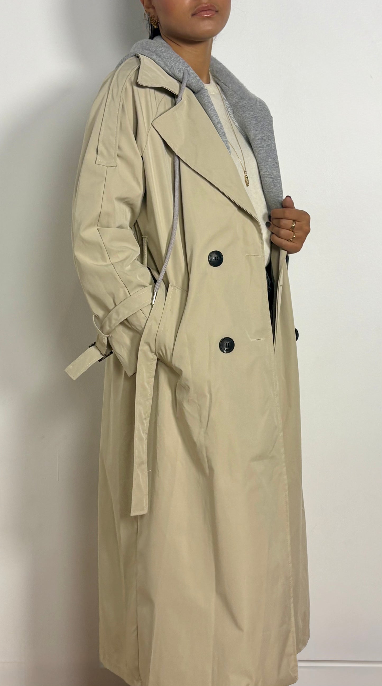 Trench coat impermeable à capuche Suzy