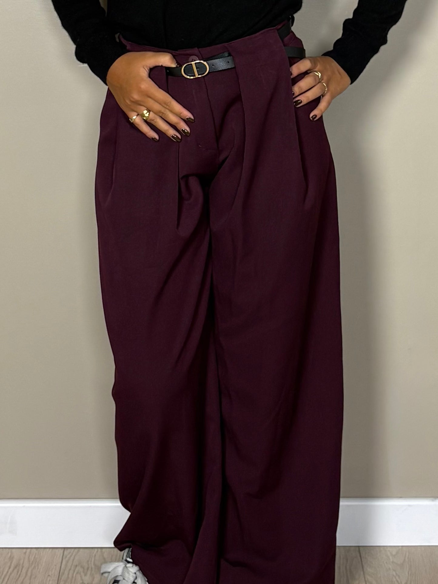 Pantalon avec ceinture Rim