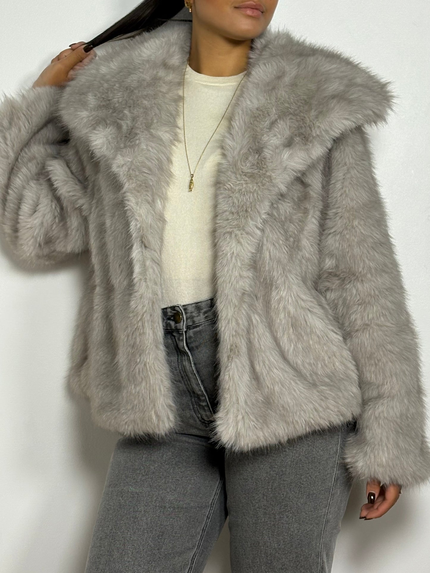 Manteau à fourrure Zendaya