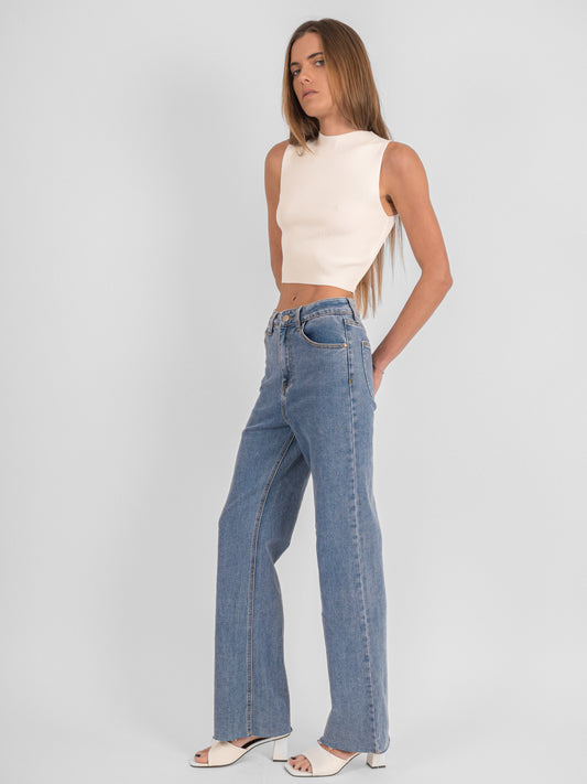 Crop top à col ras - PA