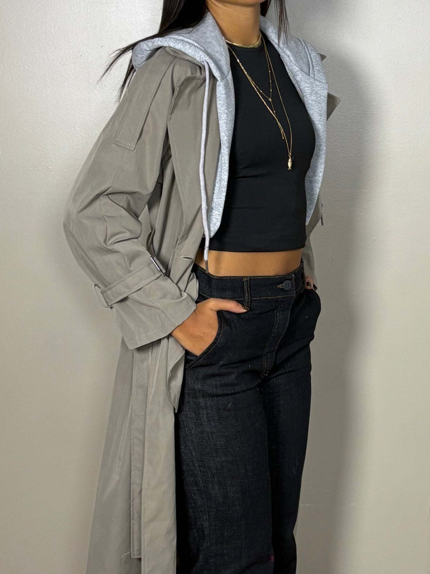 Trench coat impermeable à capuche Suzy