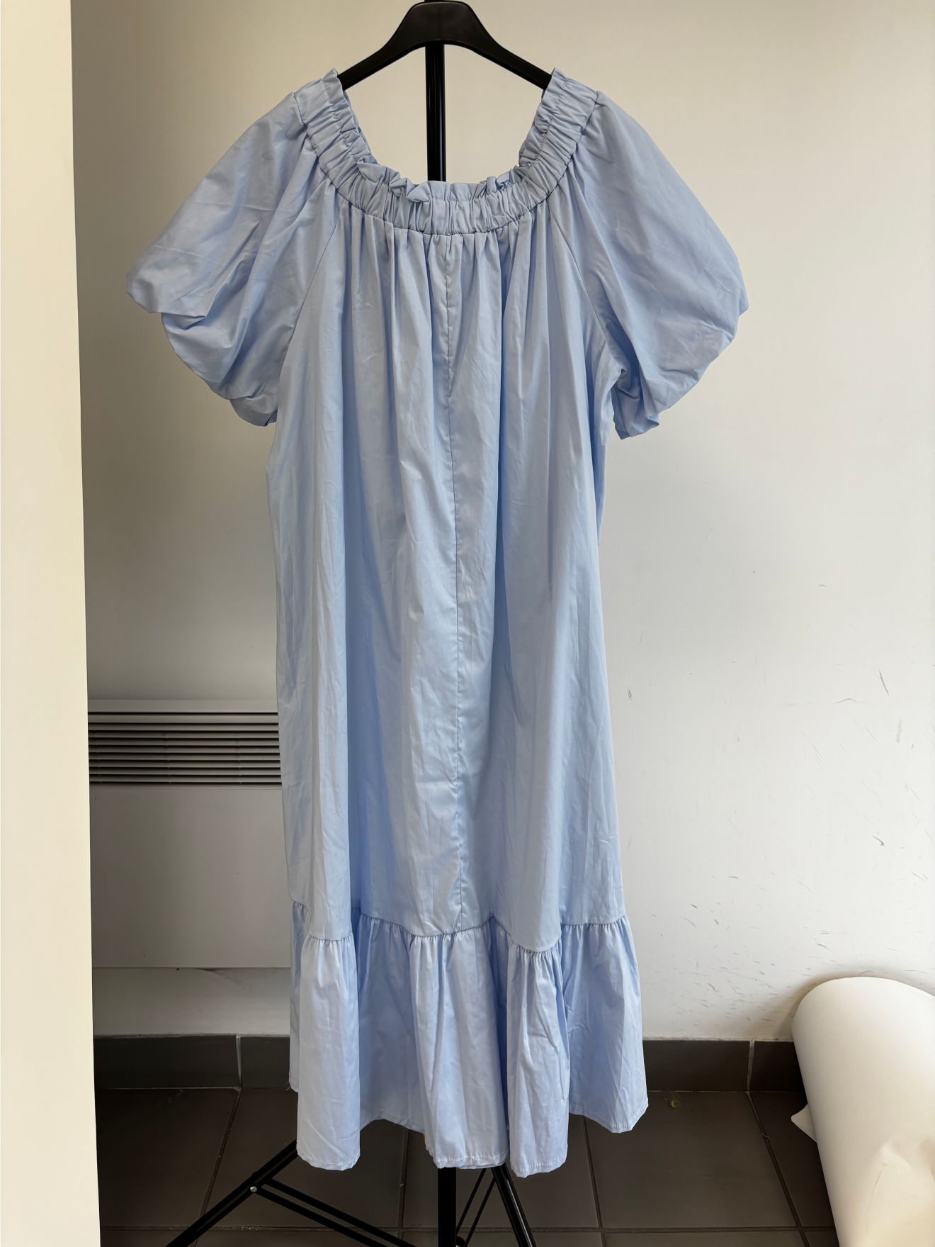 Robe longue puff sleeve - P2