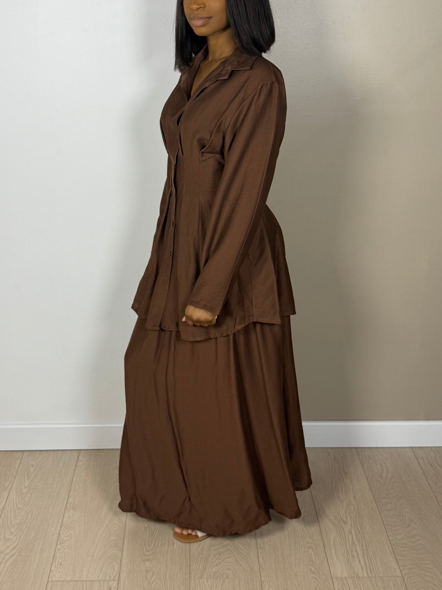 Ensemble SHERINE chemise jupe longue -  F1M