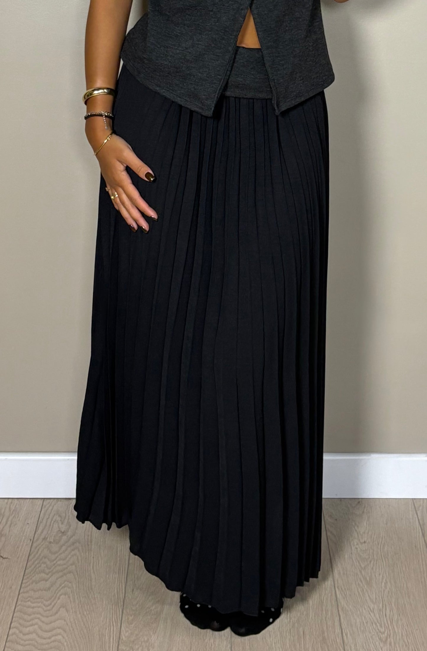 Ensemble tee shirt et jupe long Samantha