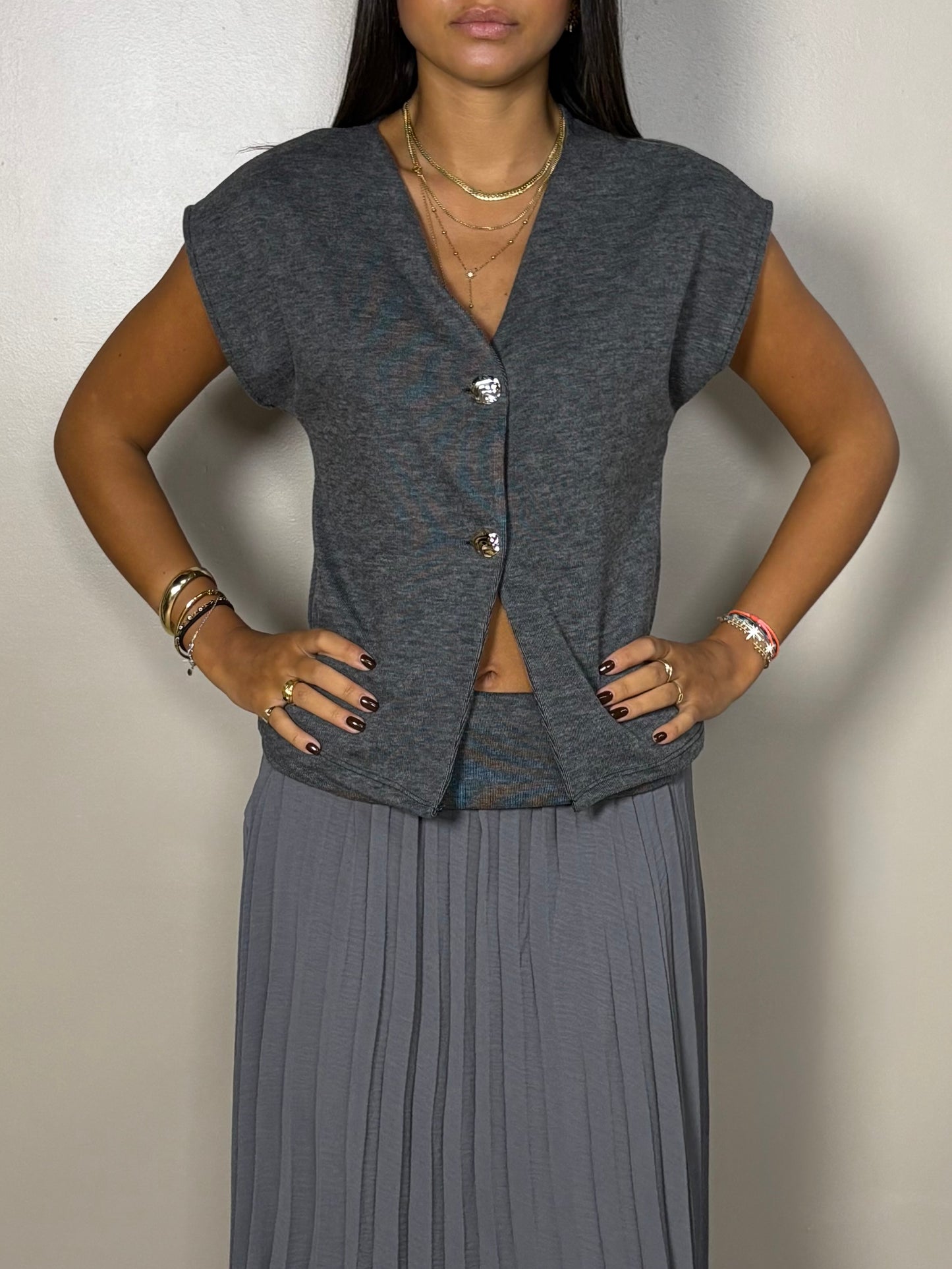 Ensemble tee shirt et jupe long Samantha