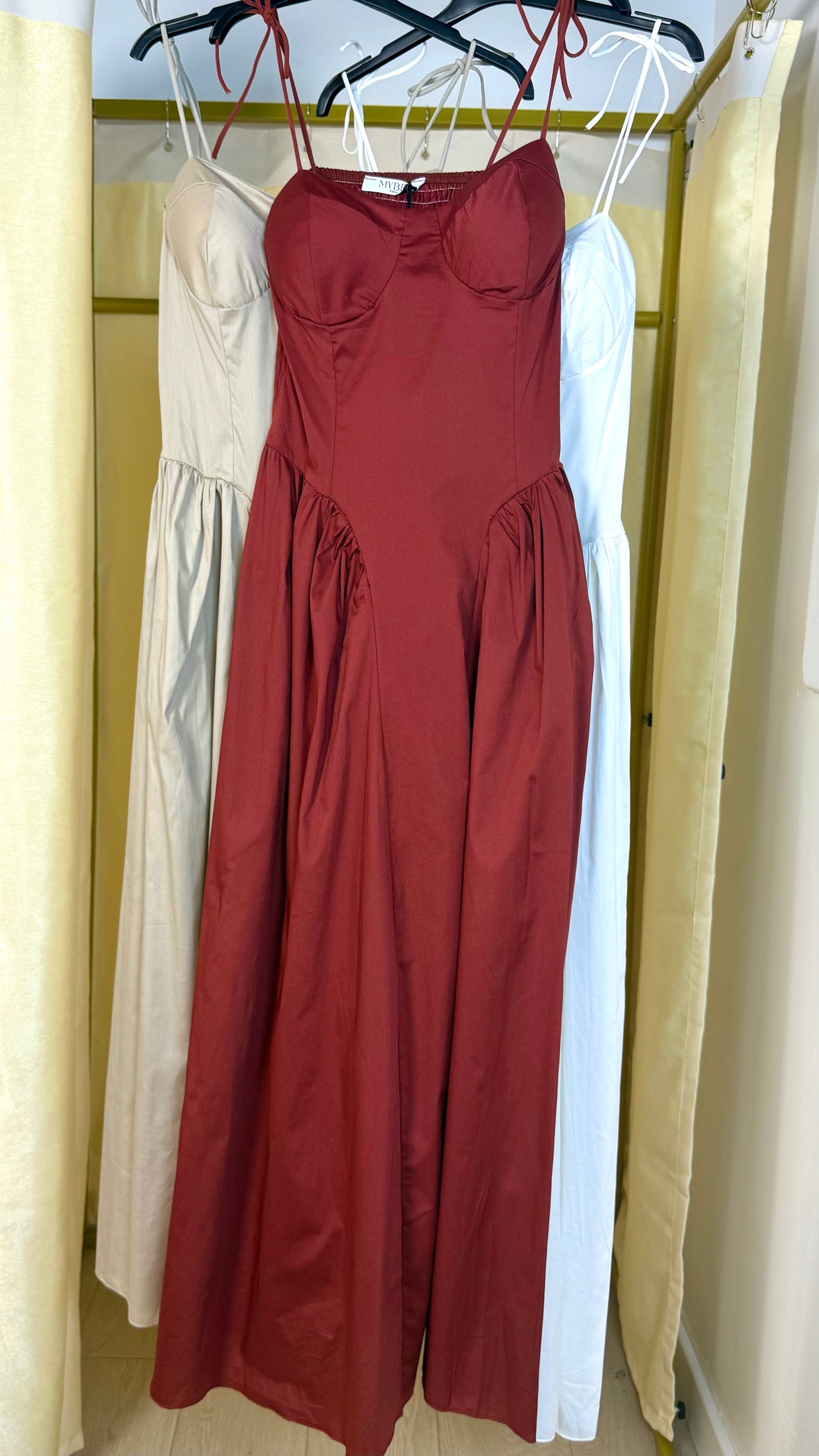 Robe longue CLEA A2 coton popeline