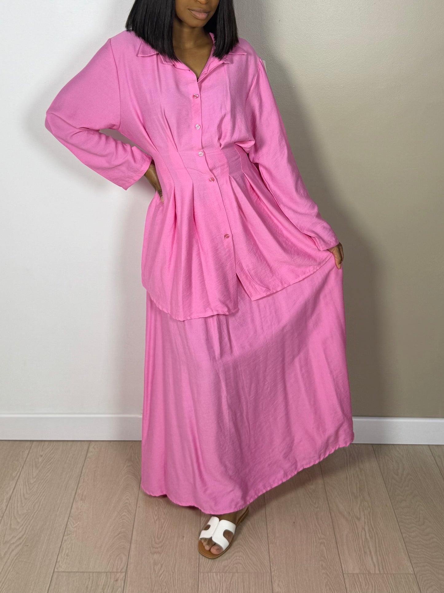 Ensemble SHERINE chemise jupe longue -  F1M