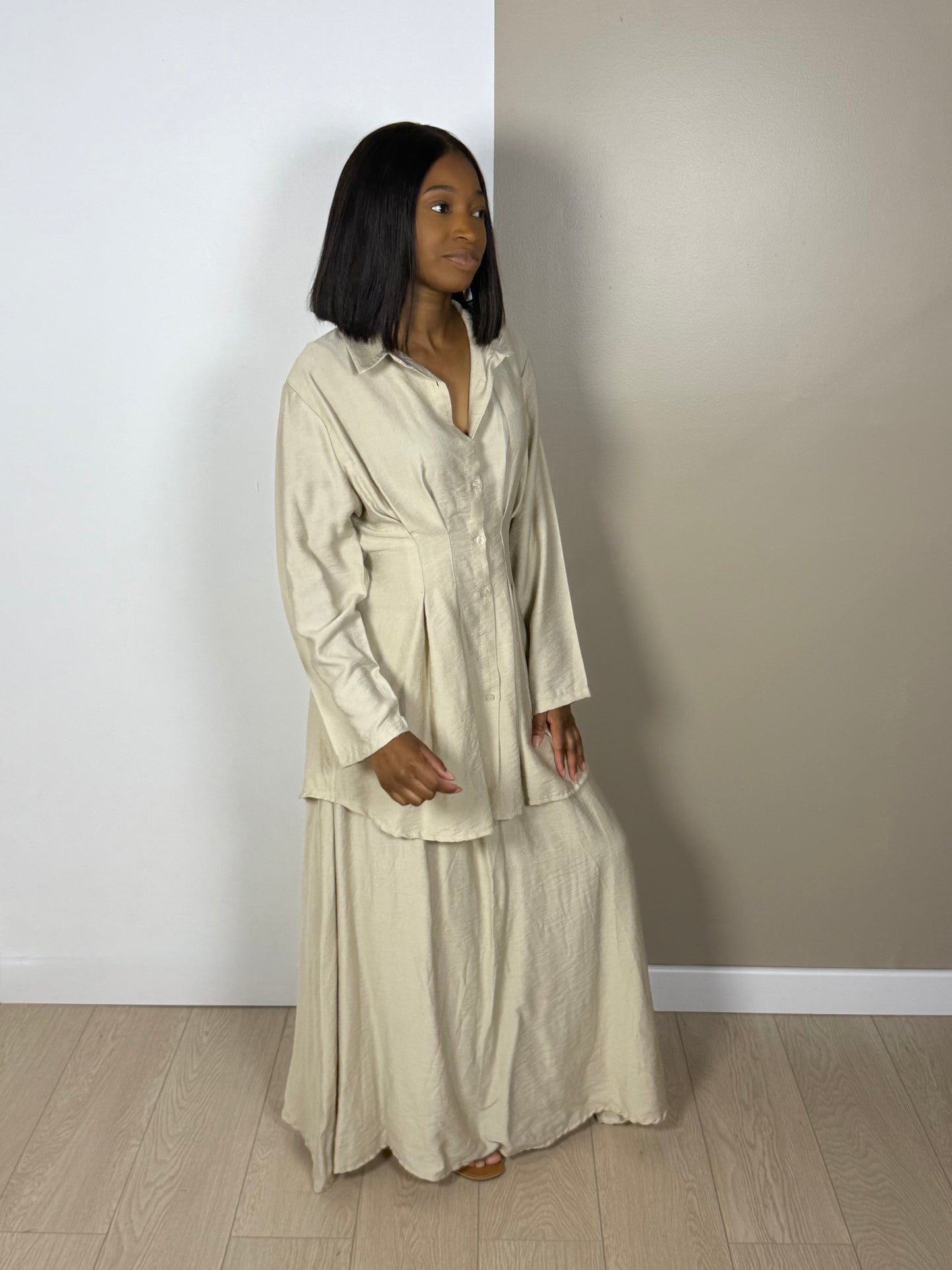 Ensemble SHERINE chemise jupe longue -  F1M