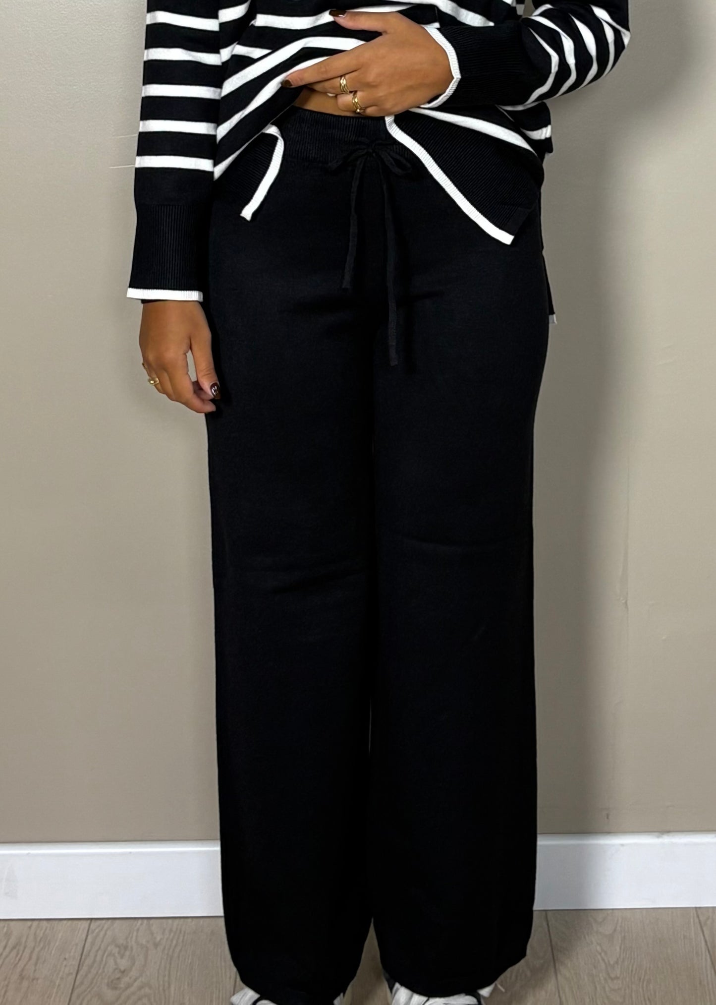 Ensemble rayé décontracté Sandy