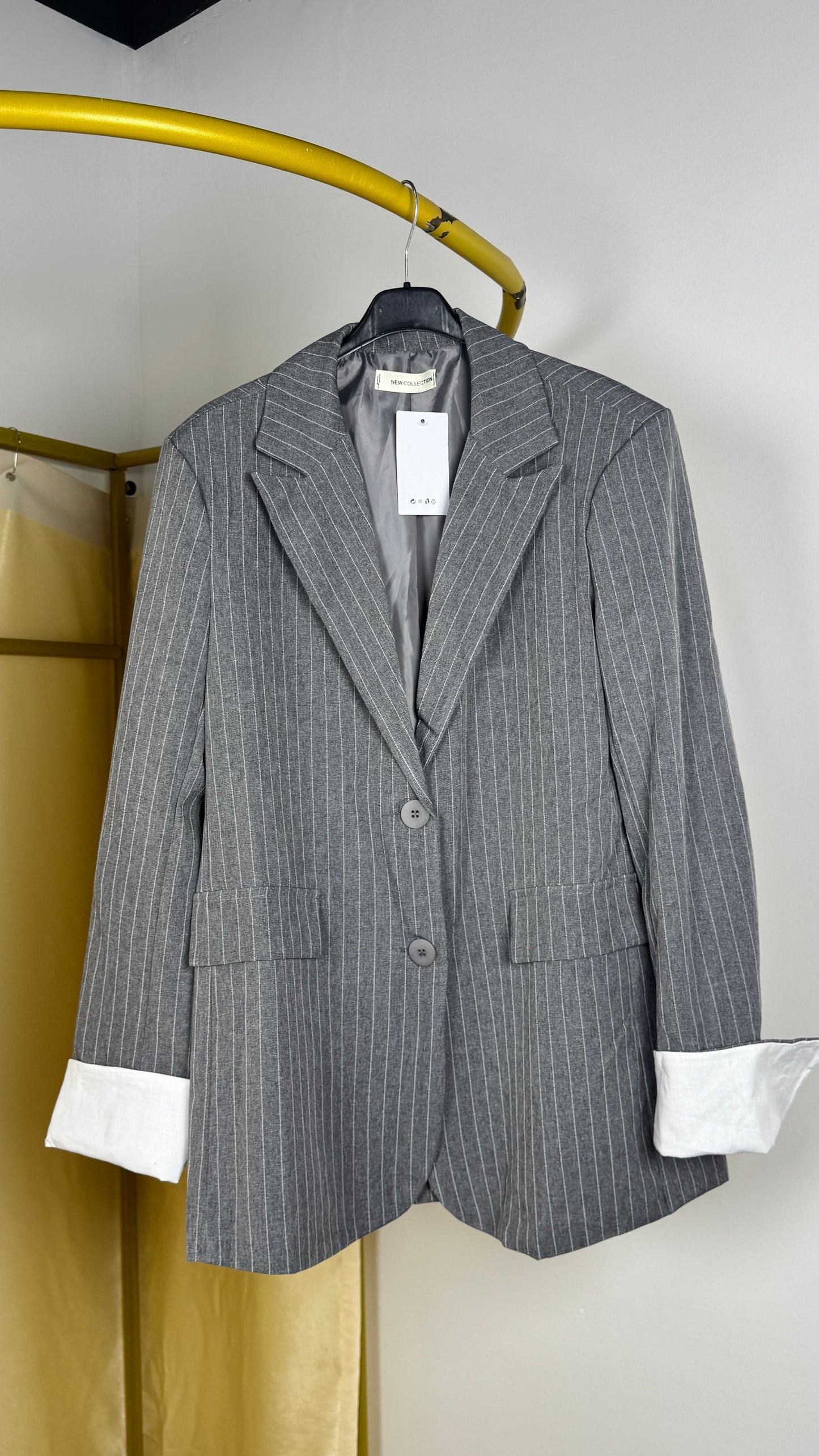 Blazer rayé avec doublure - Karen