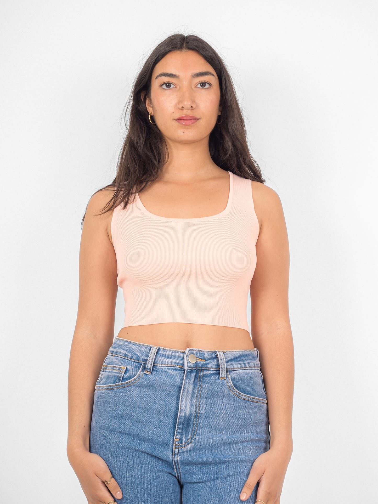 Crop top col carré - PA