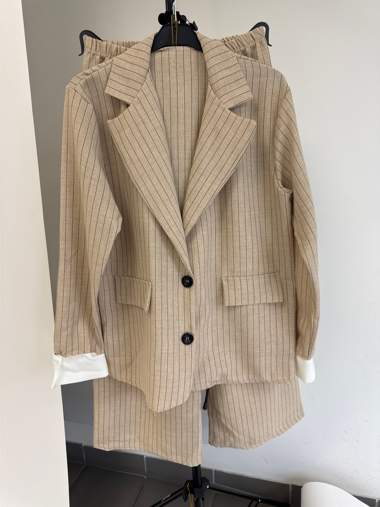 Ensemble blazer rayé - C1