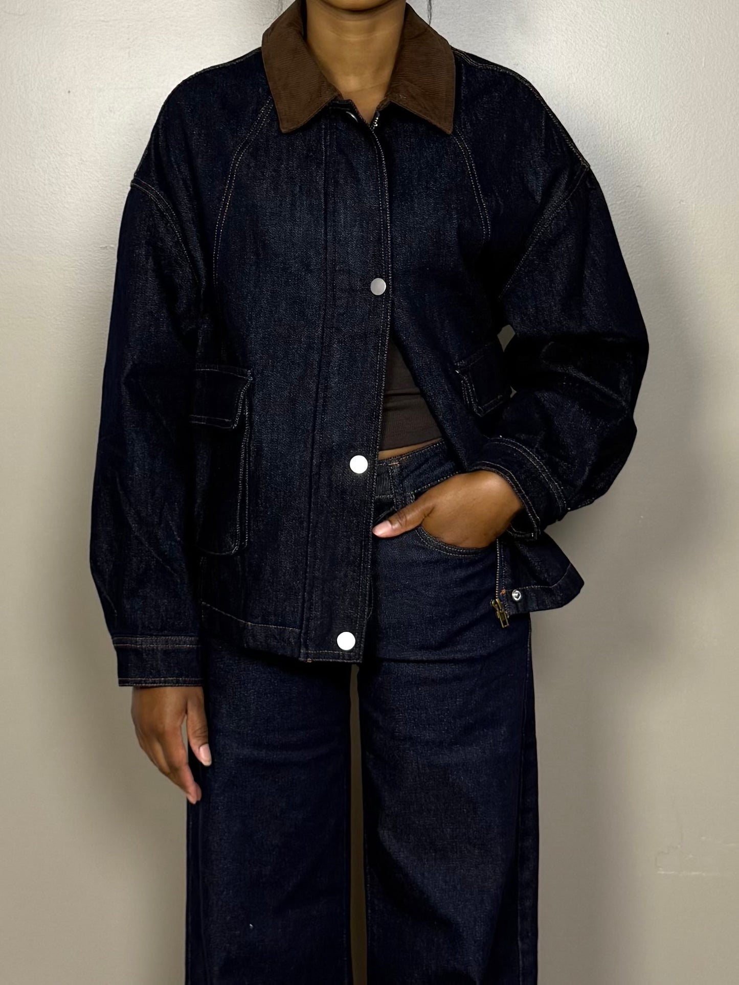 Veste printanière en jean PRISCA