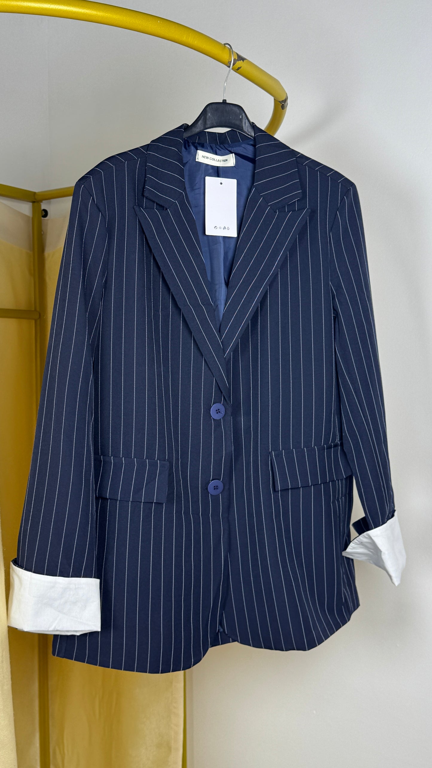 Blazer rayé avec doublure - Karen