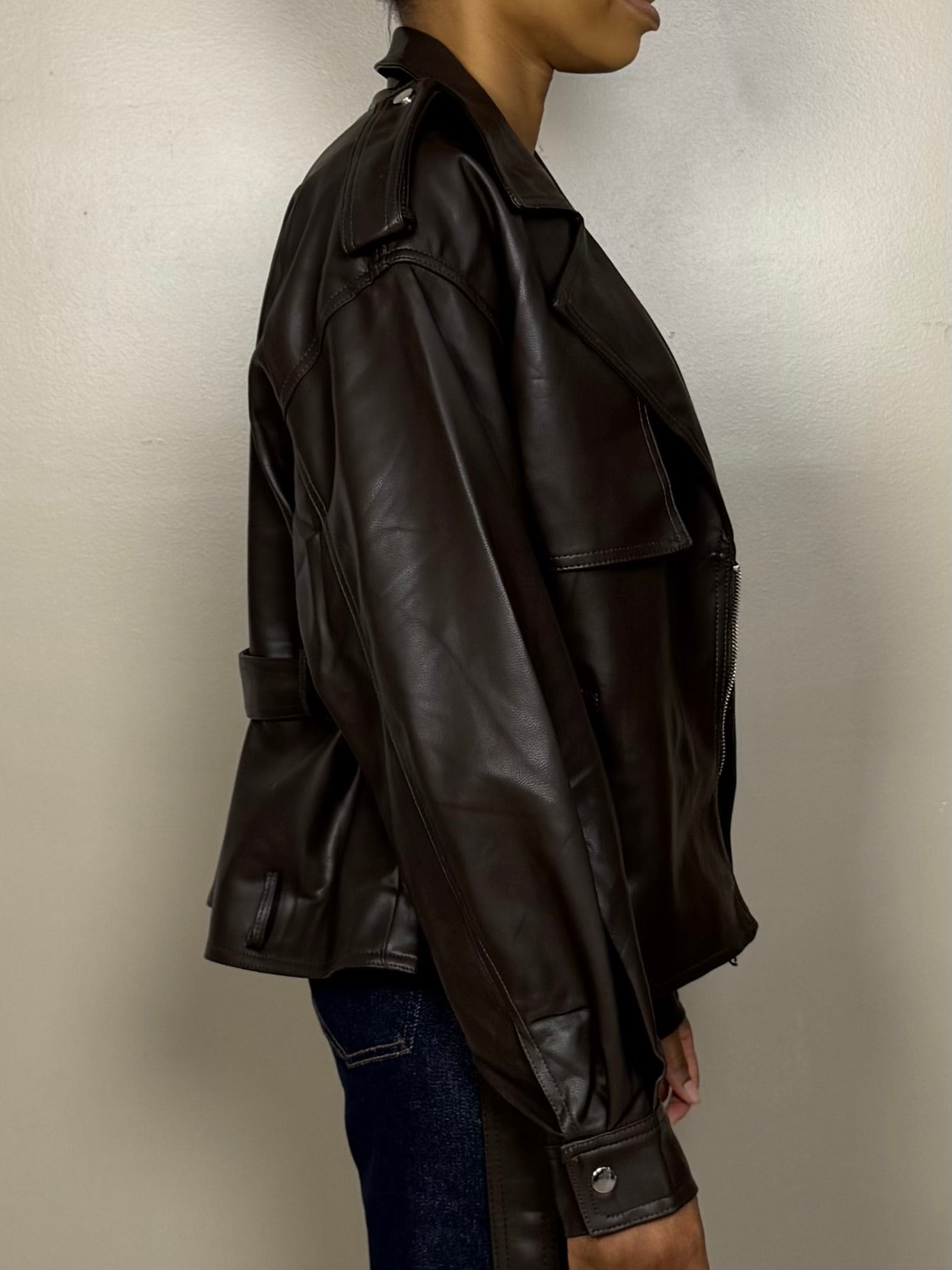 Veste en similicuir LYSA