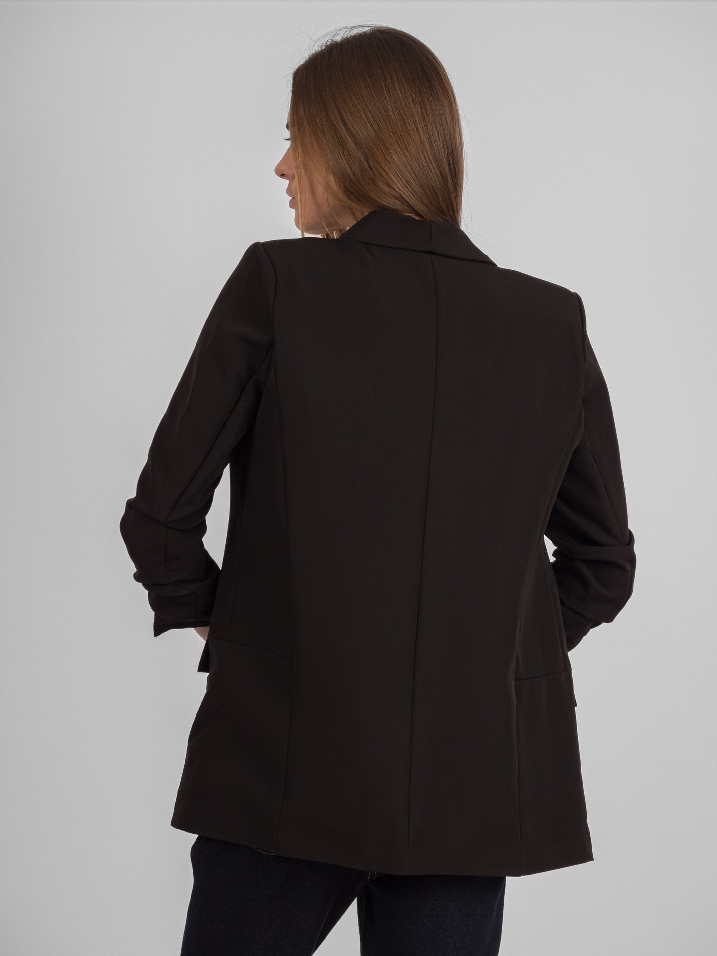 Veste blazer à manches relevées