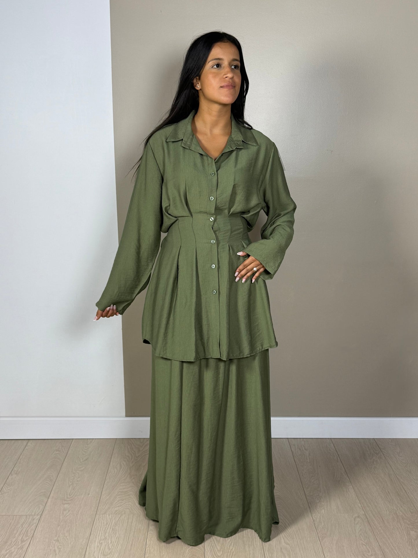 Ensemble SHERINE chemise jupe longue -  F1M