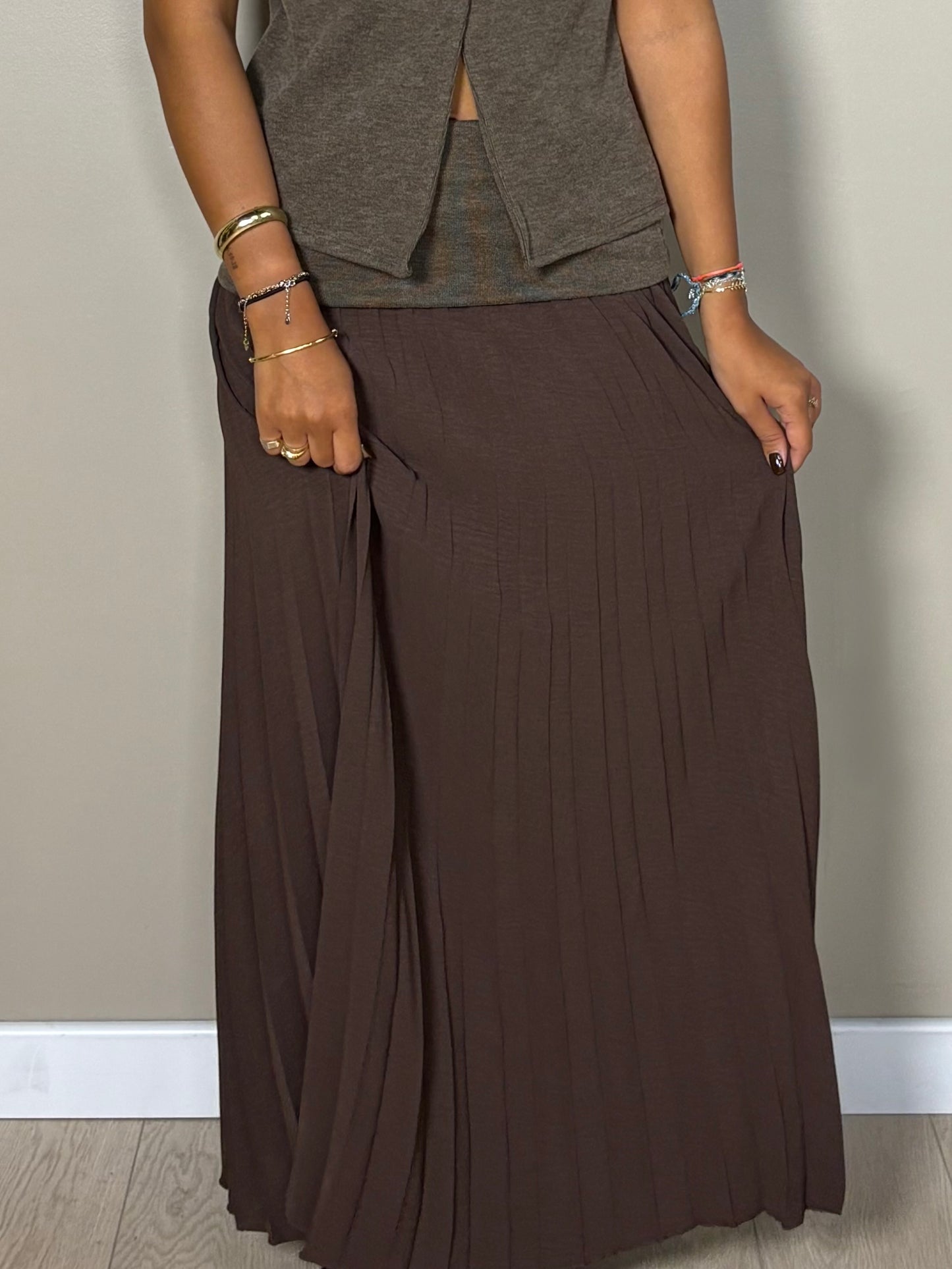 Ensemble tee shirt et jupe long Samantha