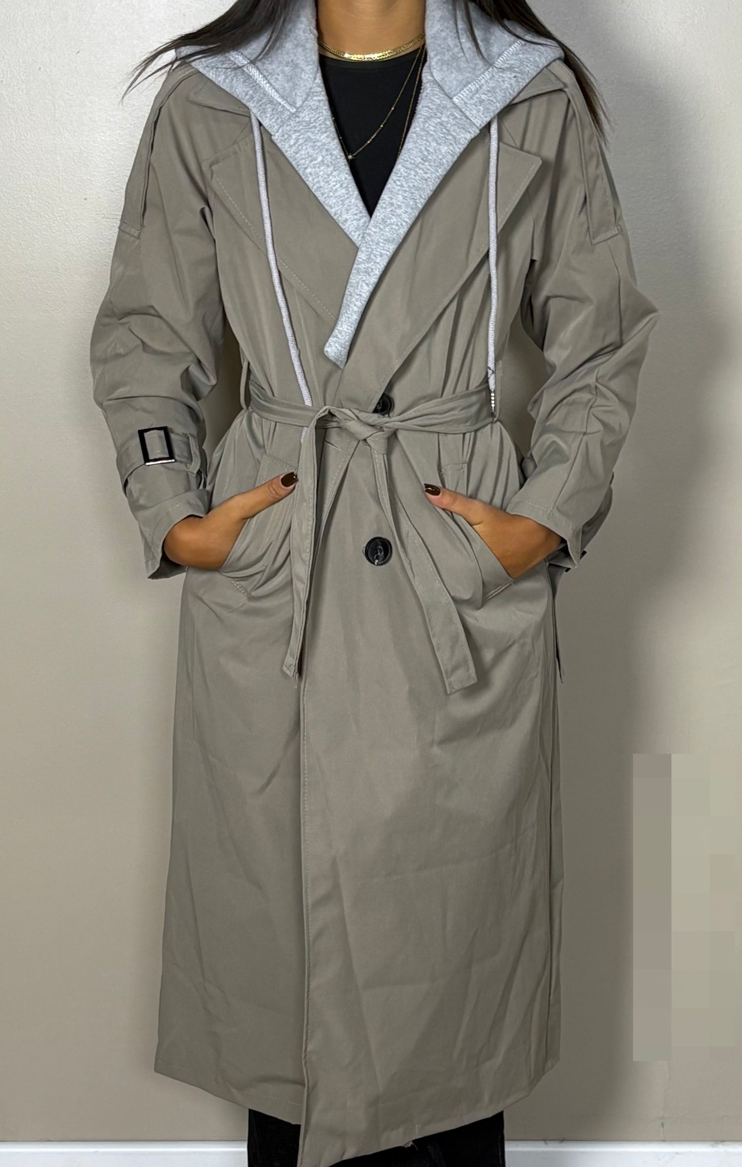 Trench coat impermeable à capuche Suzy