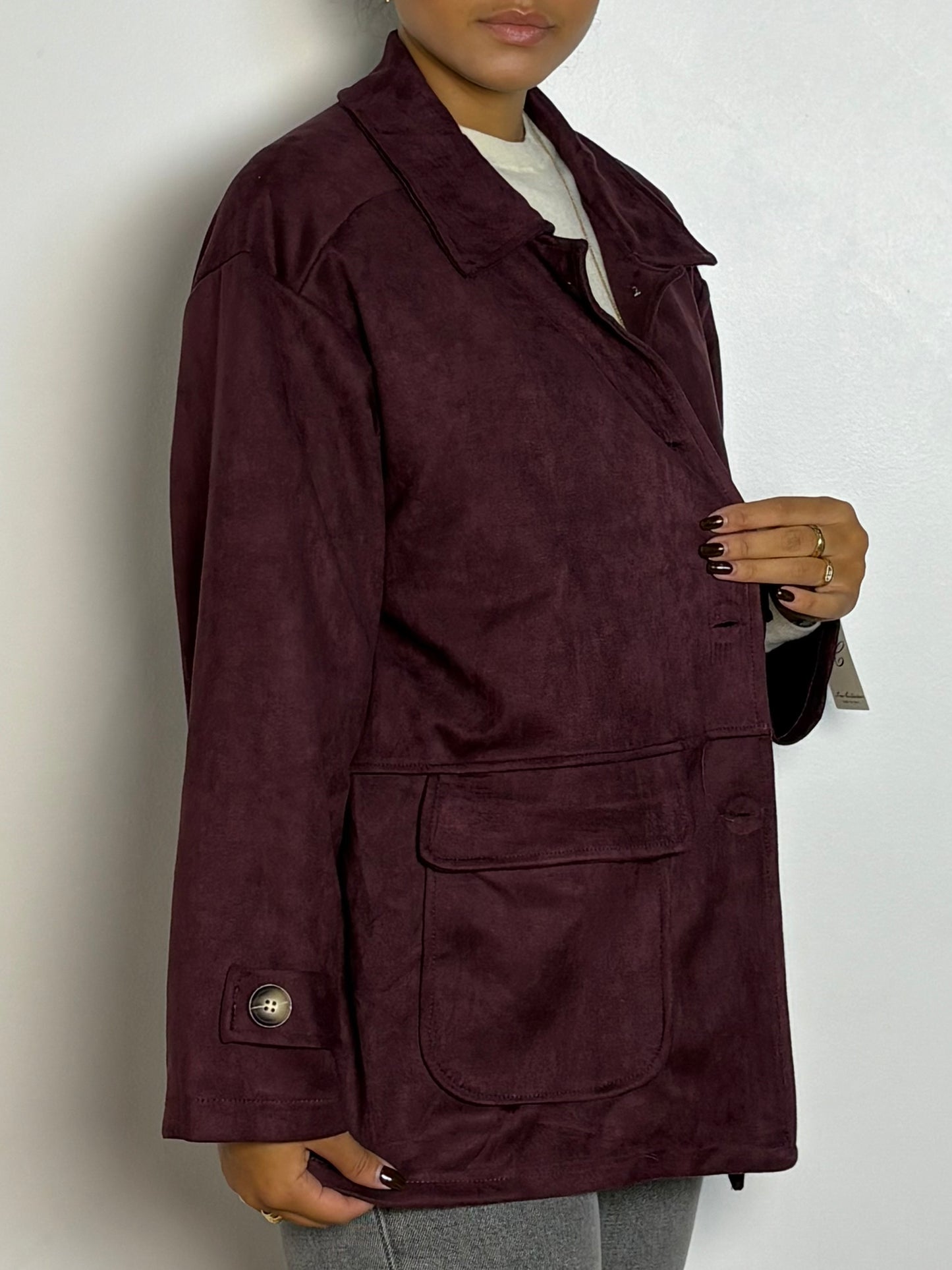 Gilet façon daim Janis