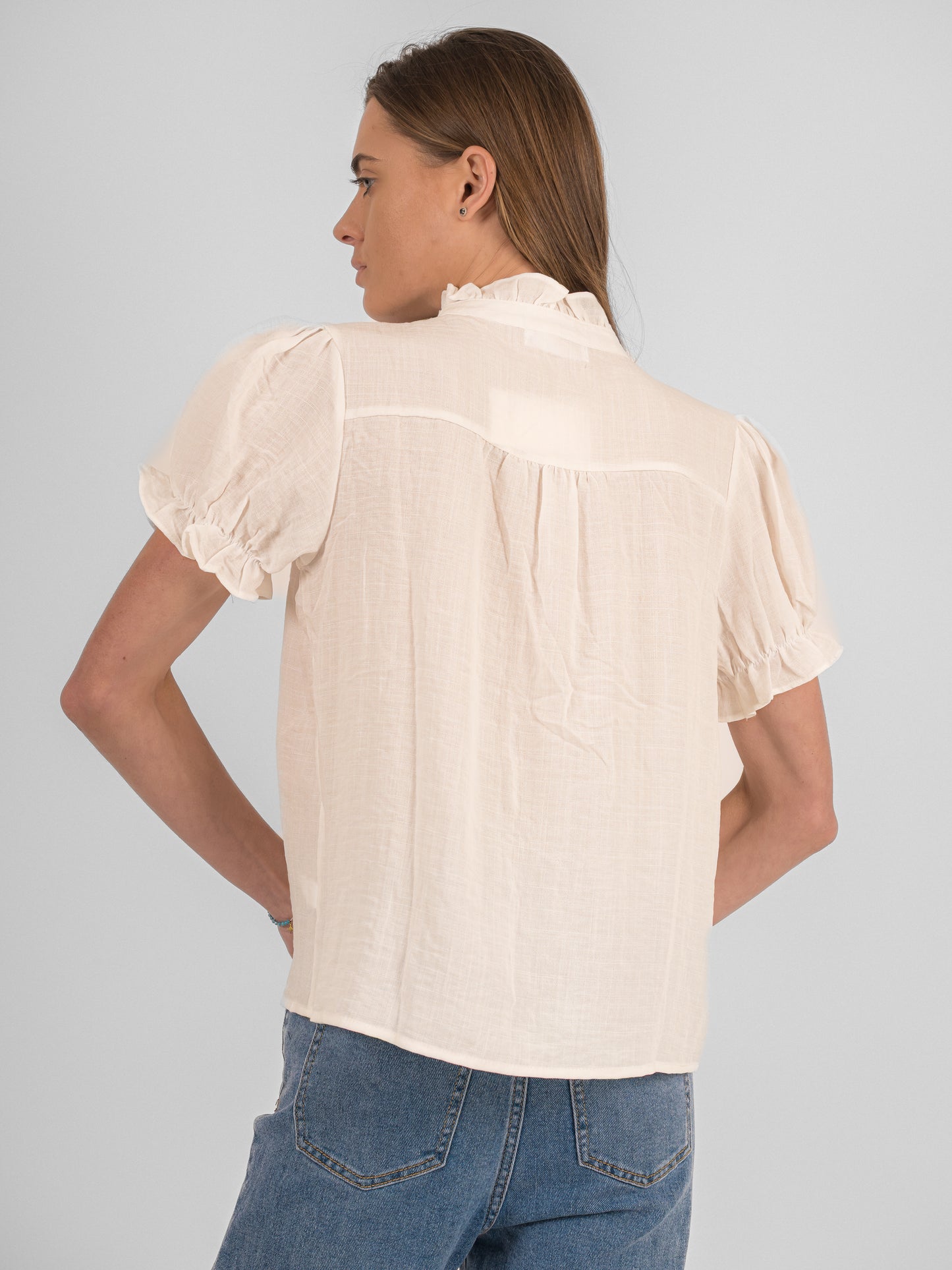 Chemise brodée à manche courte - P3 PA