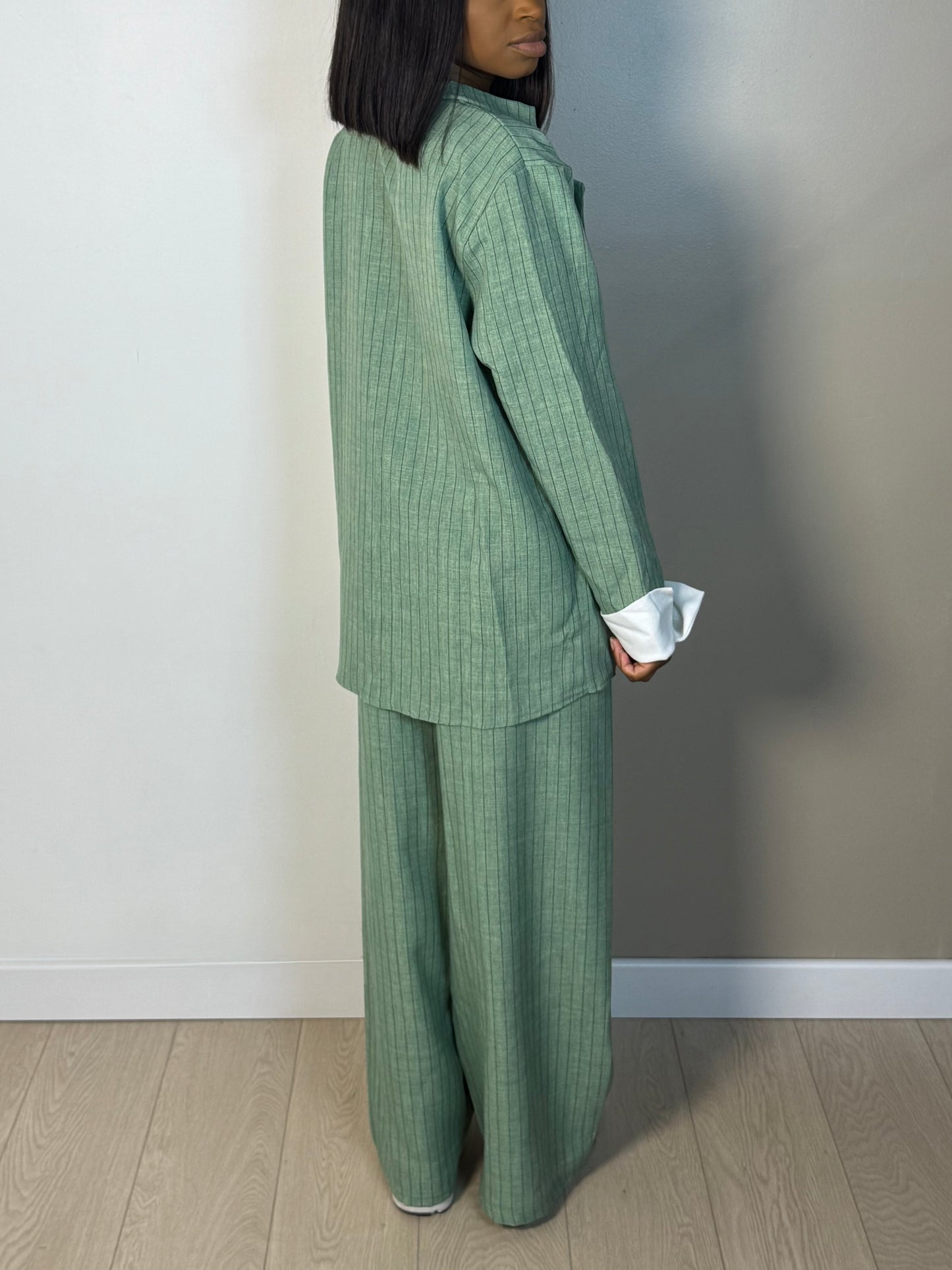 Ensemble blazer rayé - C1