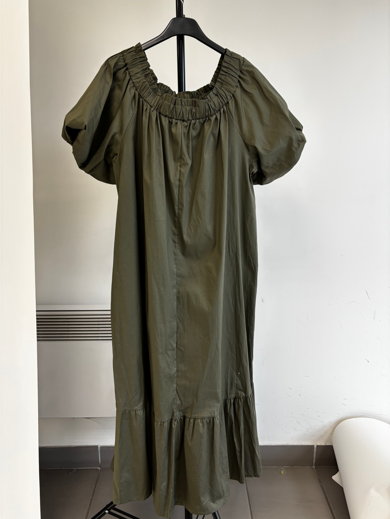 Robe longue puff sleeve - P2