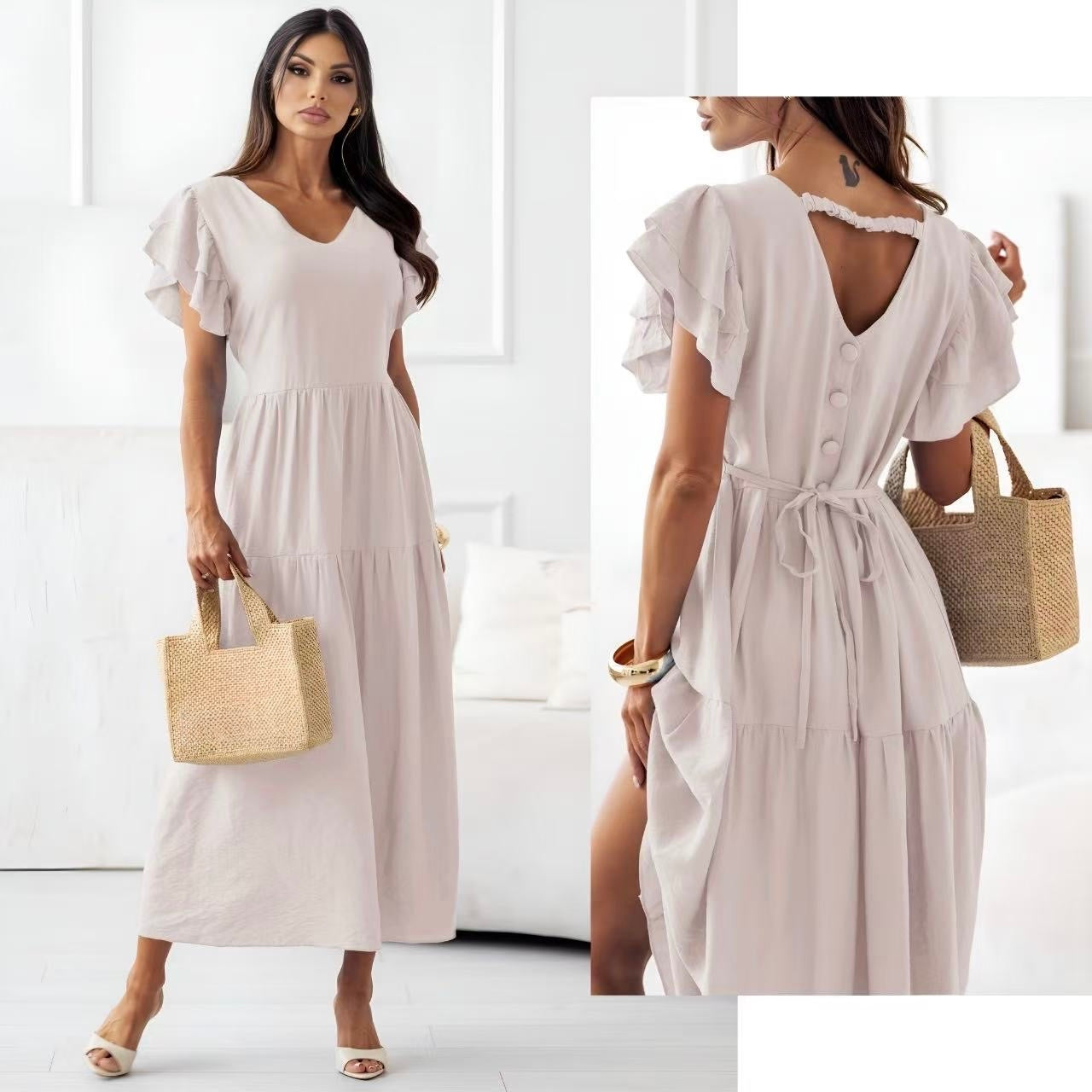 Robe d’été à volants