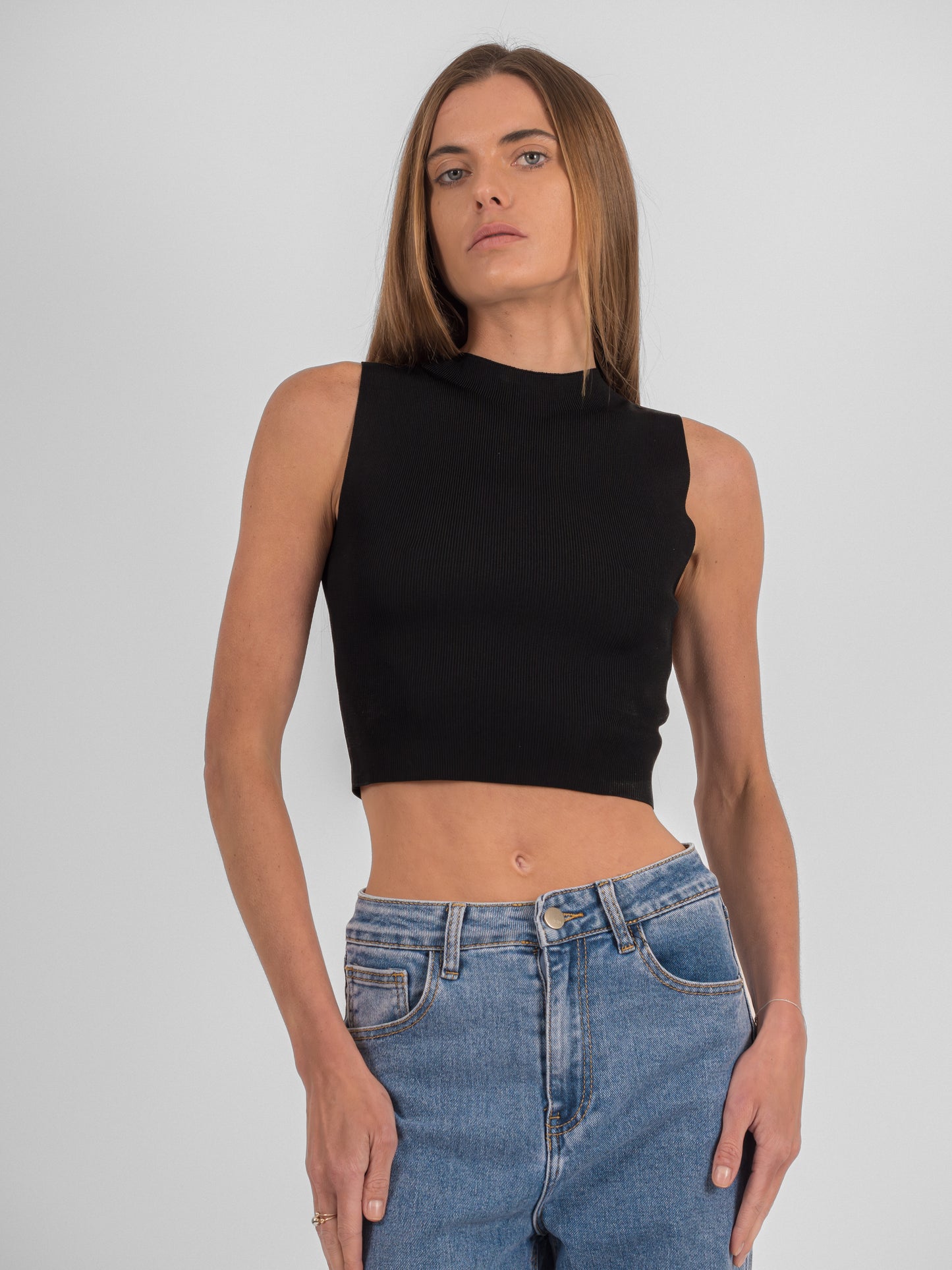 Crop top à col ras - PA