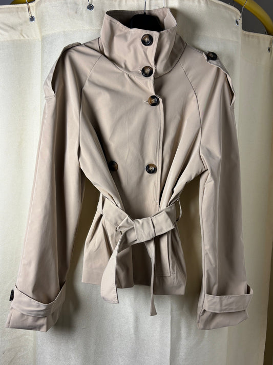 Trench court à col SAMIA