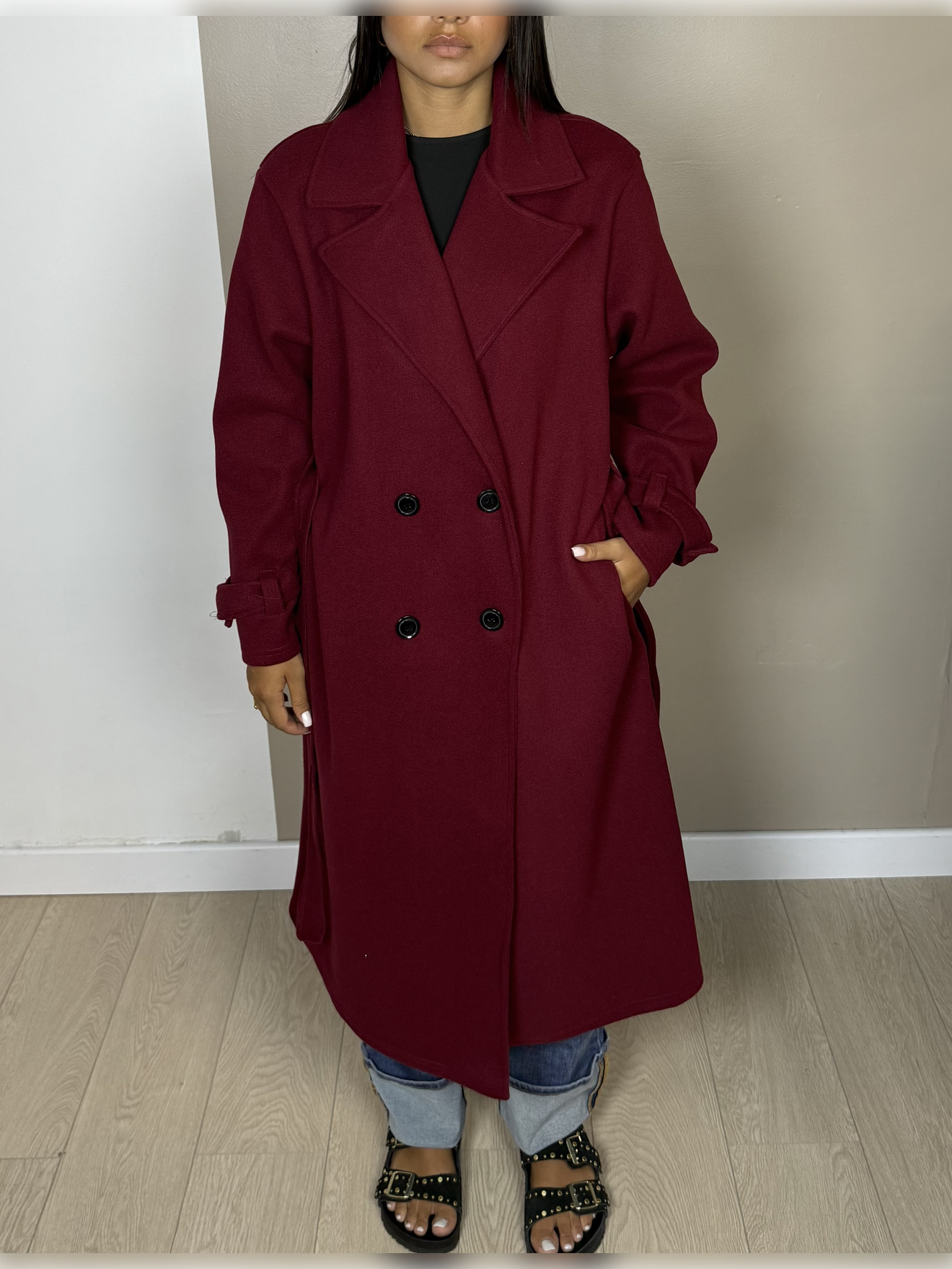 TRENCH façon laine BAYA A2