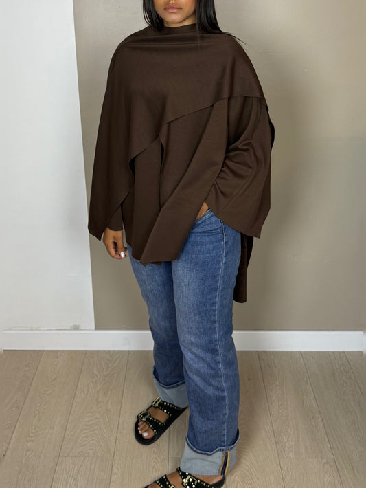 Cape fluide manches longues LAMA A2