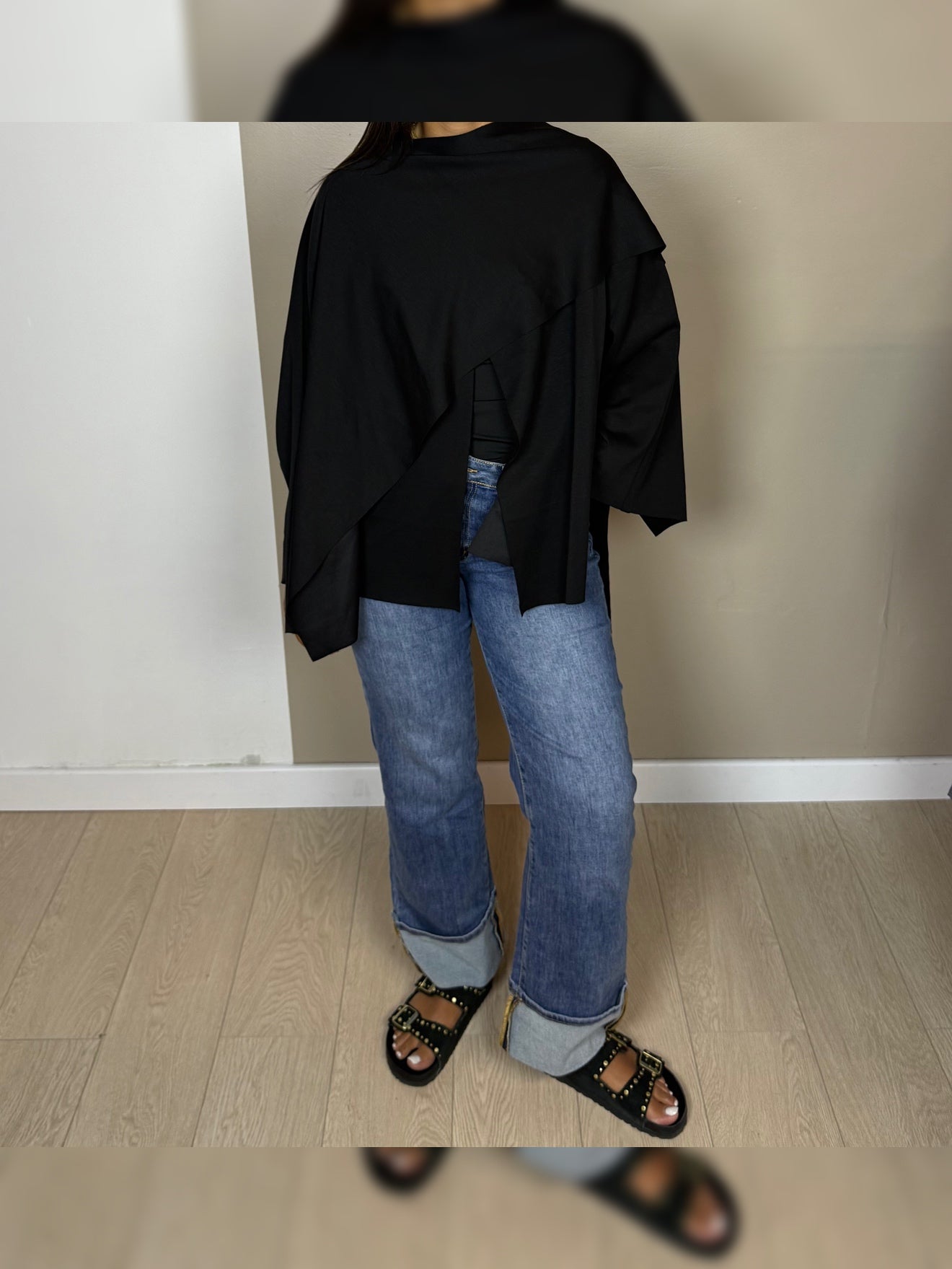 Cape fluide manches longues LAMA A2