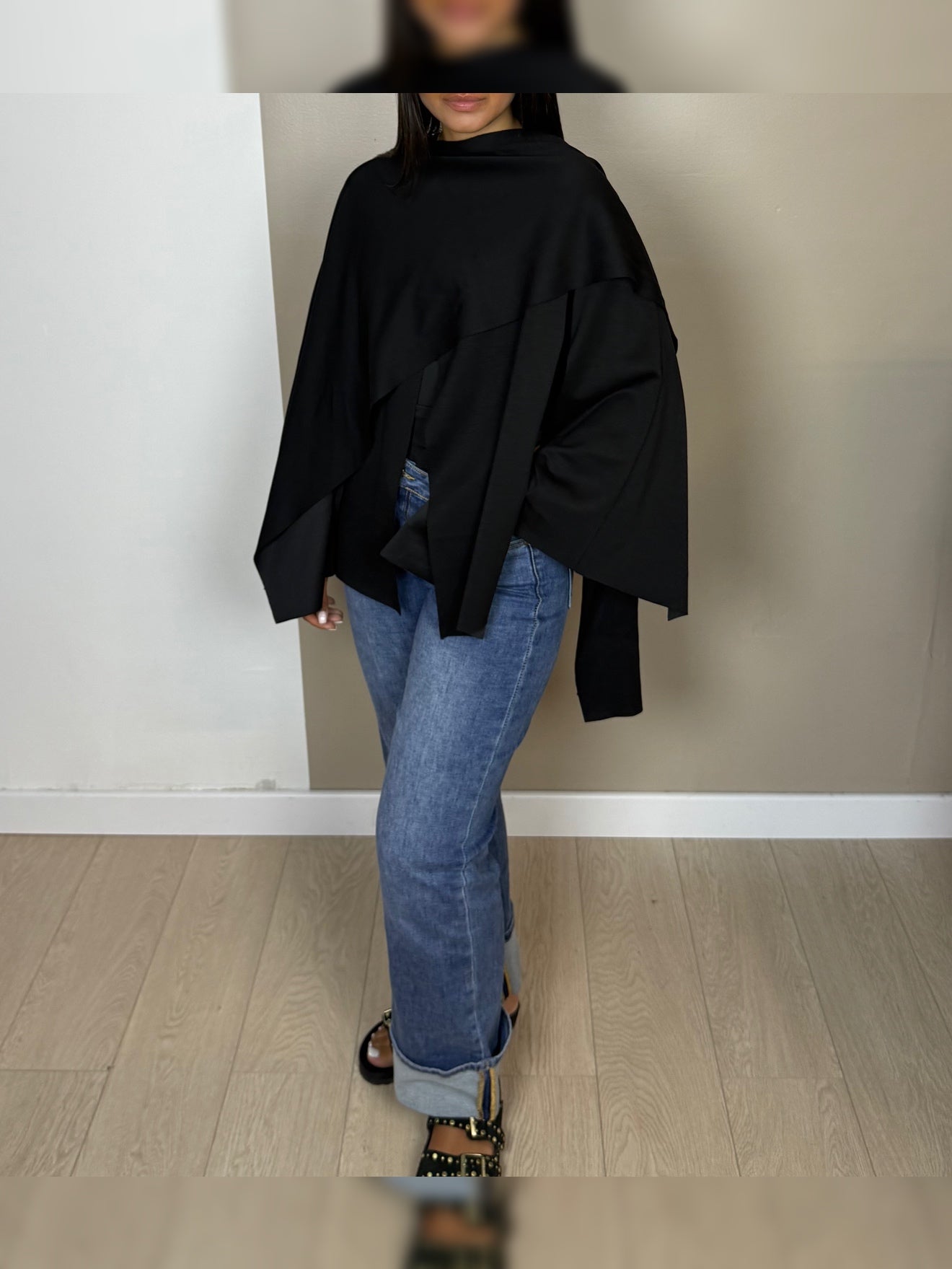 Cape fluide manches longues LAMA A2