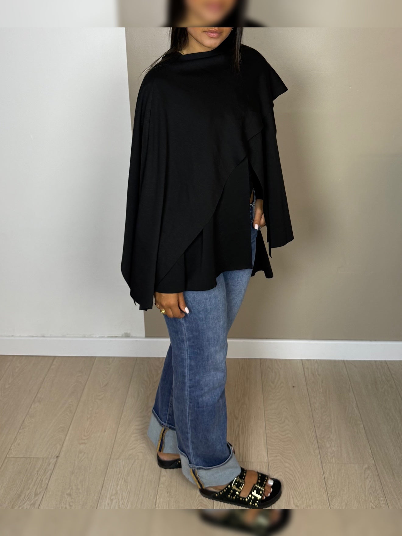 Cape fluide manches longues LAMA A2