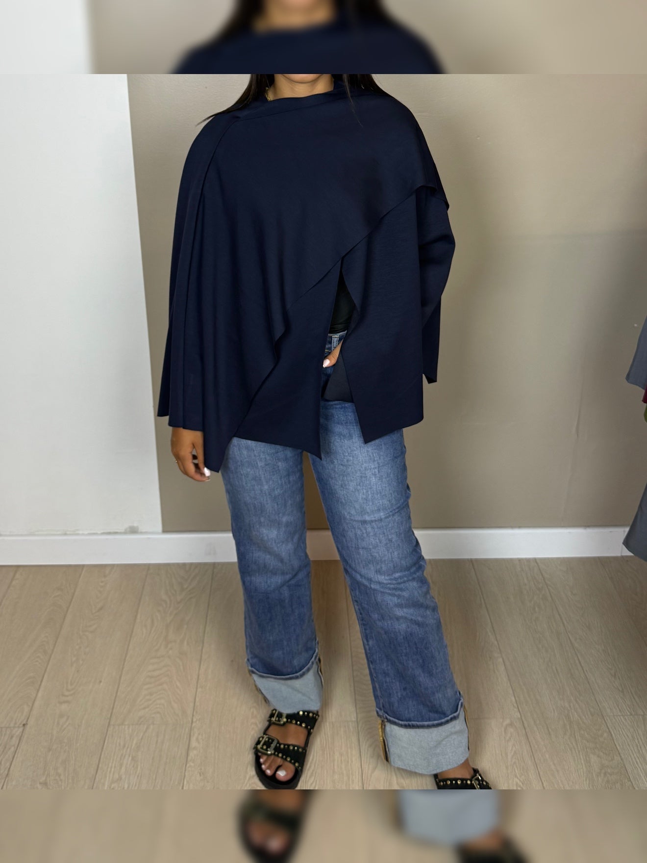 Cape fluide manches longues LAMA A2