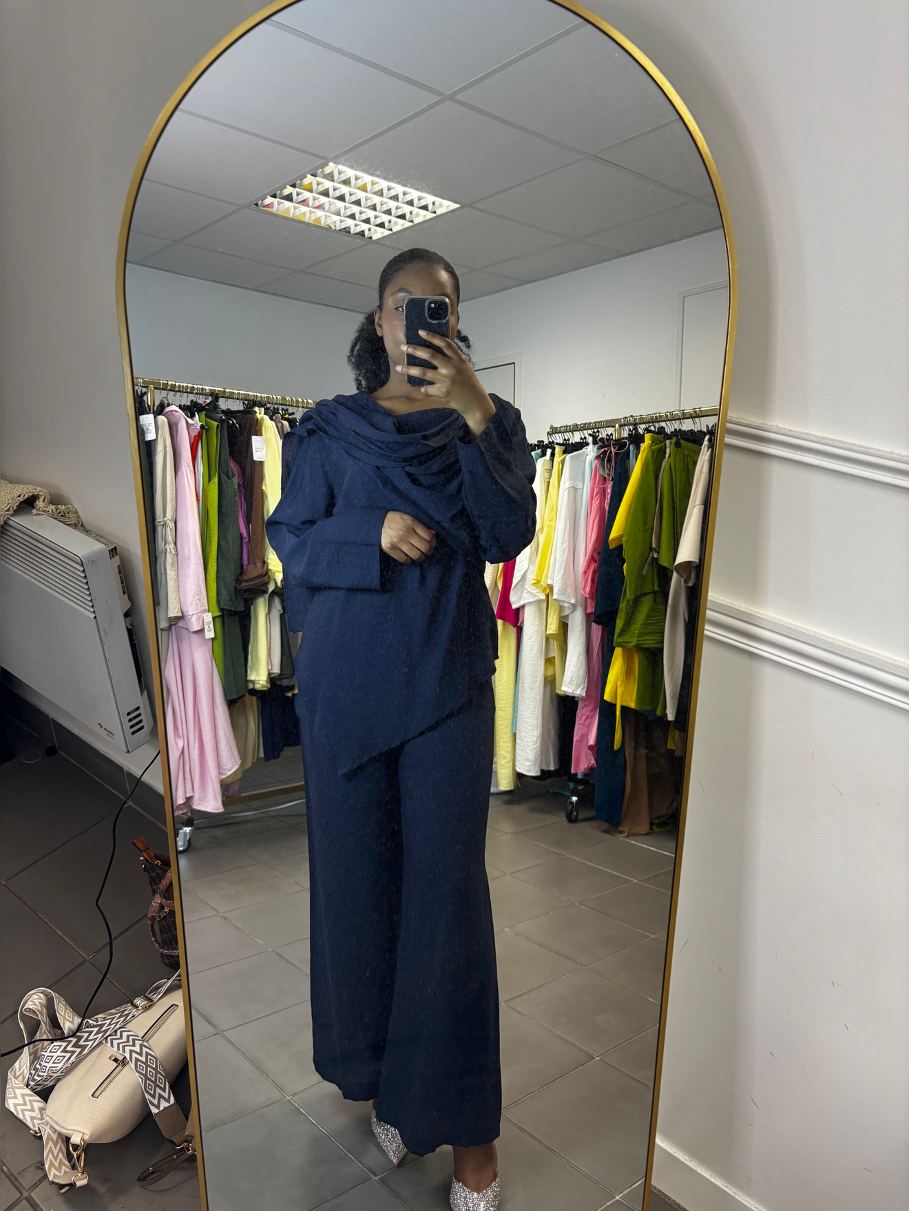 Ensemble DINA  pantalon haut à écharpe - F2D