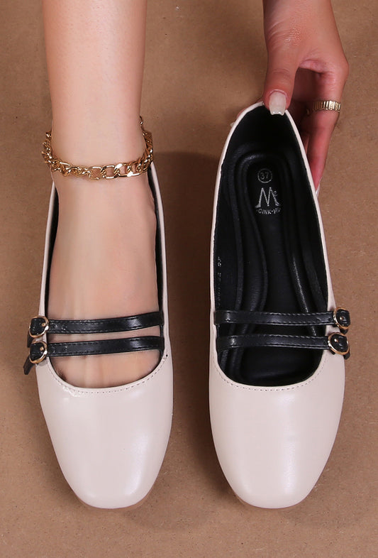 Ballerines double brides